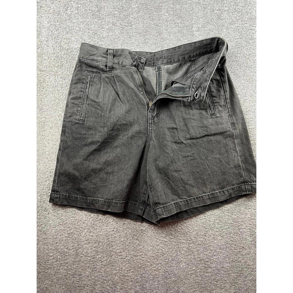 American Eagle Women's Black Denim Shorts Size 8